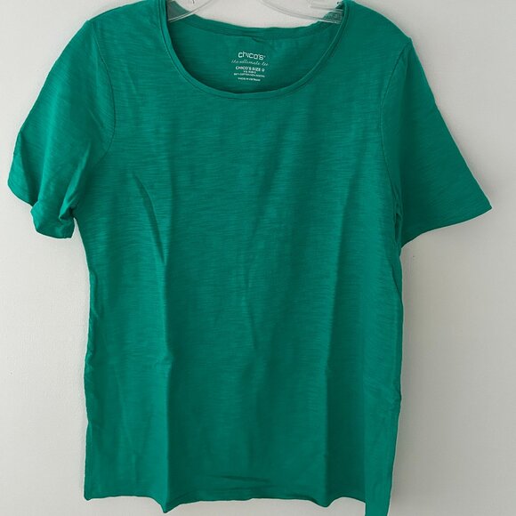 CHICO'S Women's T-Shirts Tee Shirt Top Lot of 2 Brights Size 0 (Small) - Picture 2 of 4
